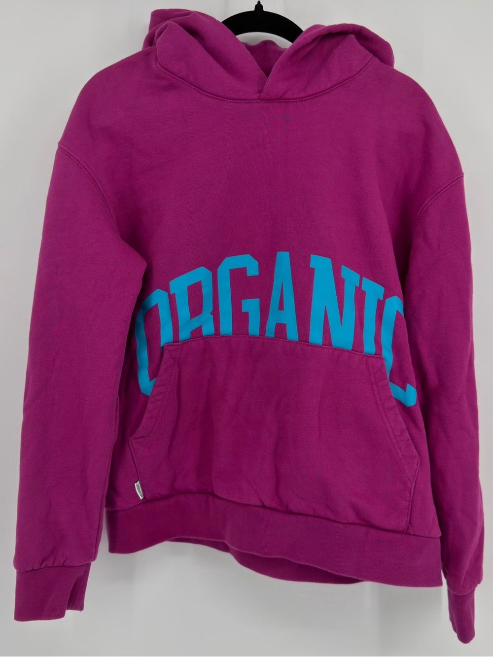 Midnight Organic 1991 Larry June Pink Graphic Hoodie Medium